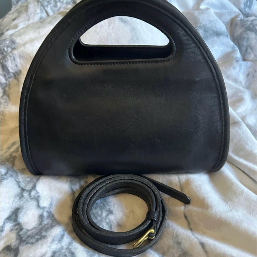 Vintage Coach Carousel bag black need Rehab